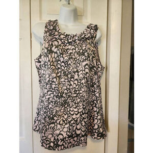 Banana Republic Pink and Gray Blouse